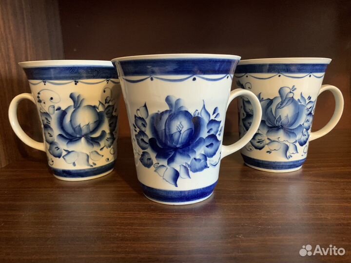 Гжель Кружки 12 см