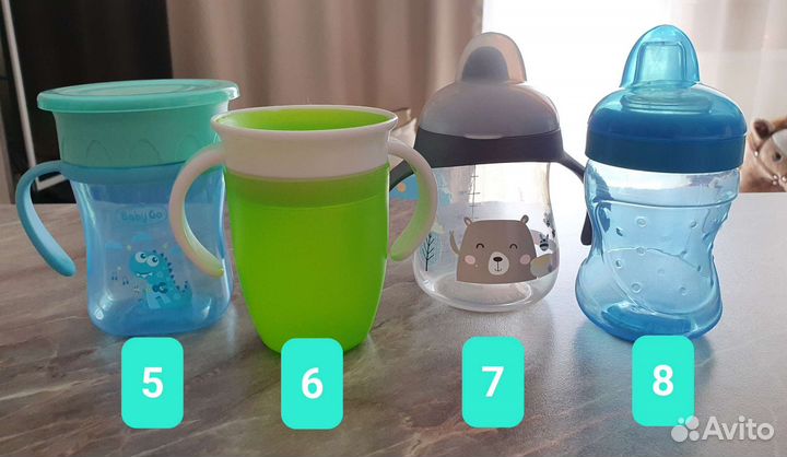 Бутылочки для кормления/поильники/ниблер