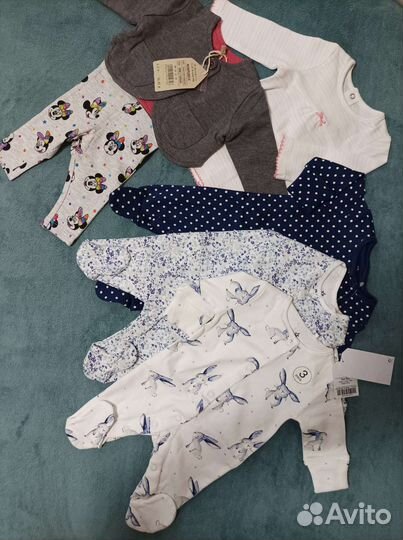 Вещи пакетом для девочки 50 см