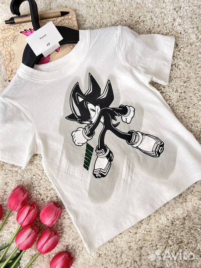 Футболки Sonic набор hm 92 98/104 122/128 134/140