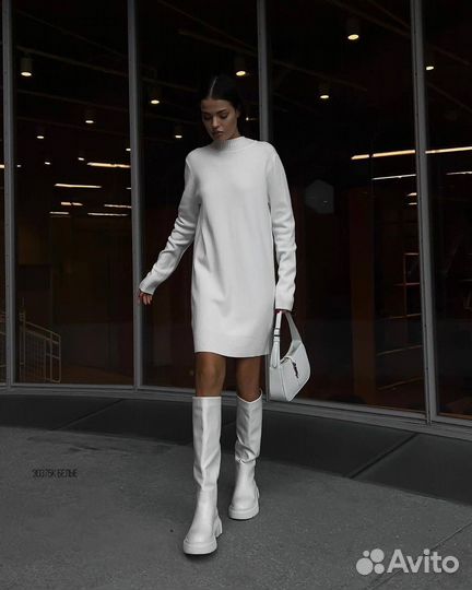 Платье туника трикотаж