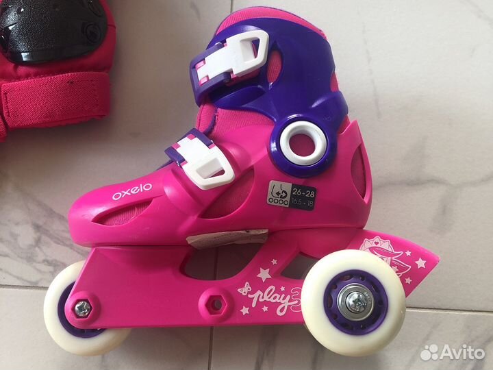 Детские ролики и защита