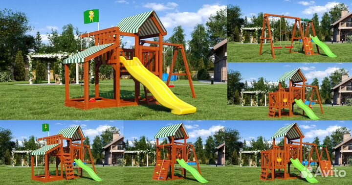 Детская площадка с установкой