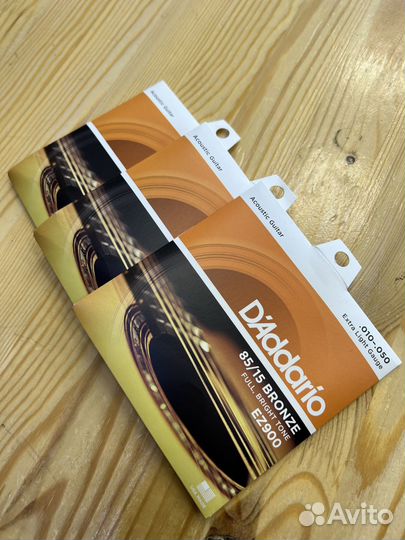 Струны для акустической гитары D'addario EZ900