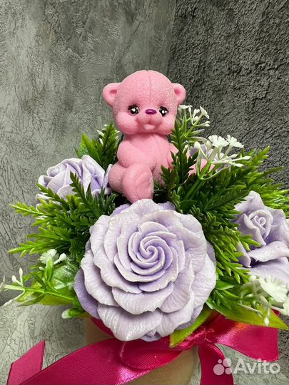 Букет цветов из мыла