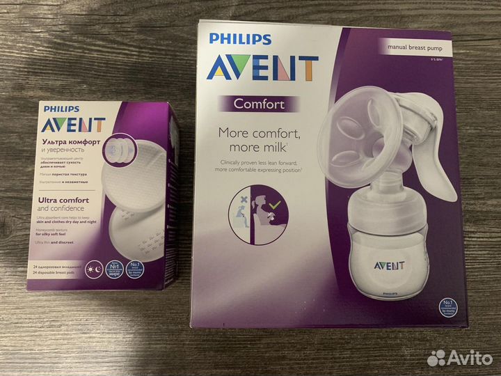 Молокоотсос ручной philips avent