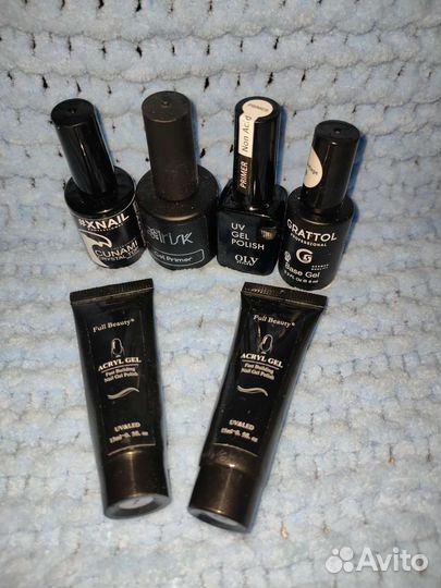 База, топ для гель лака, праймеры