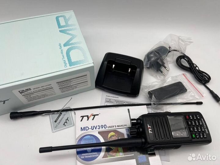 Рация TYT MD-UV390 DMR 10Вт