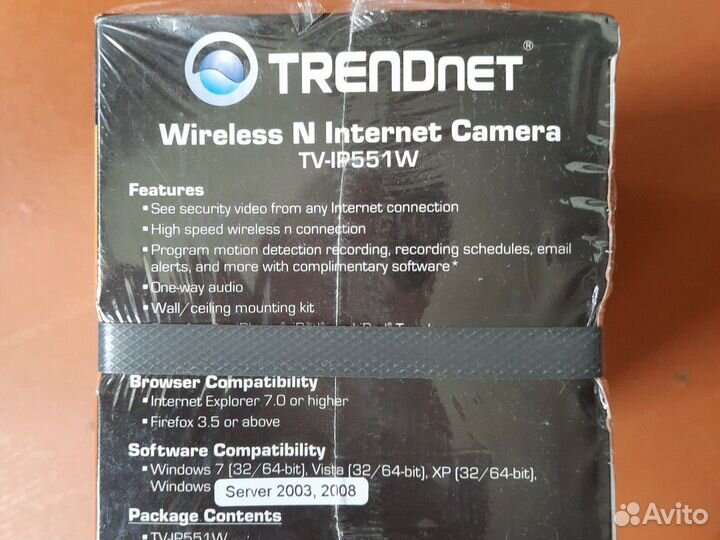 TrenDneT wireless N TV-IP551W беспроводная интерне