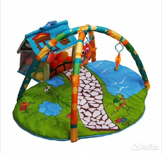 Развивающий коврик с шариками