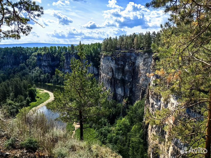 Тур на Айские притесы и сухой водопад