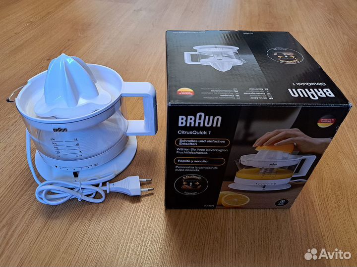 Соковыжималка Braun CJ3000 для цитруcoвых - новая