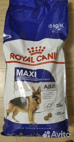 Собачий сухой корм Royal Canin maxi Adult 15 kg купить в Балашихе ...