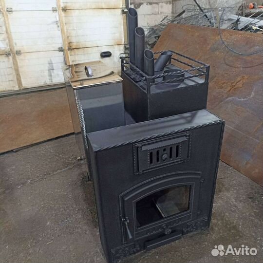 Банная печь на три помещения