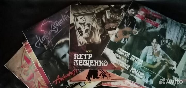 Пластинки: рок, эстрада, народная музыка