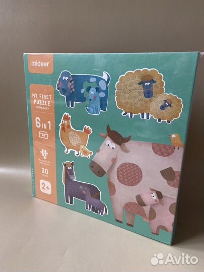 Большие пазлы Mideer 2+