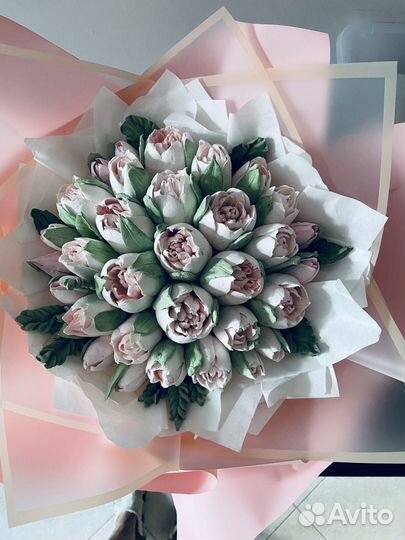 Цветы/Букет из зефира/ на день воспитателя/учителя