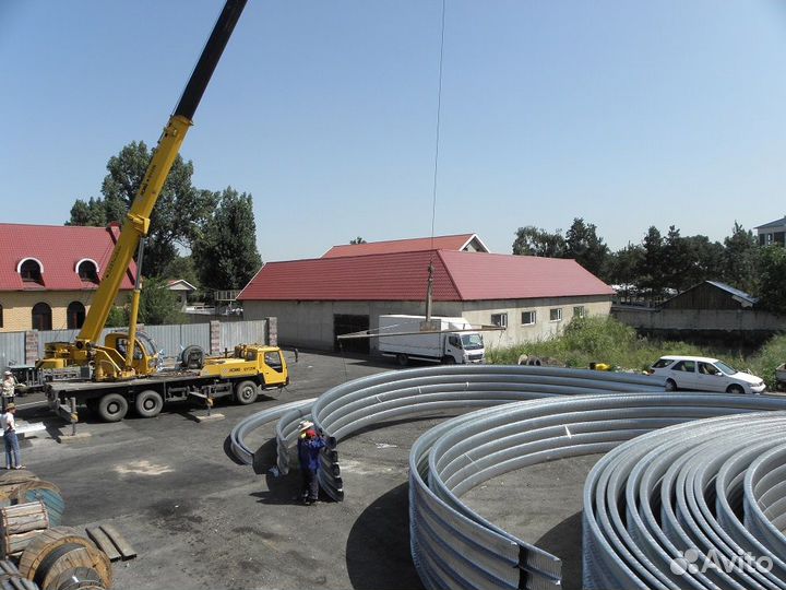 Аренда строительство бескаркасных ангаров