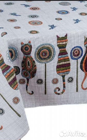 Скатерть из рогожки