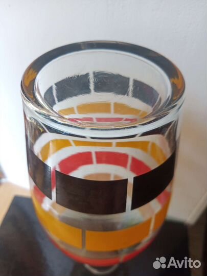 Графин-ваза стекло силикатные краски СССР