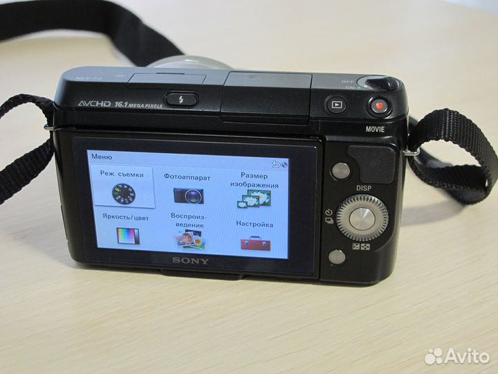 Фотоаппарат Sony Alpha NEX-F3 + Объектив Sel16F28