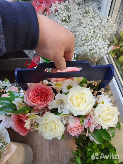 Розы, Альстромерия, хризантемы Букет Доставка Сочи
