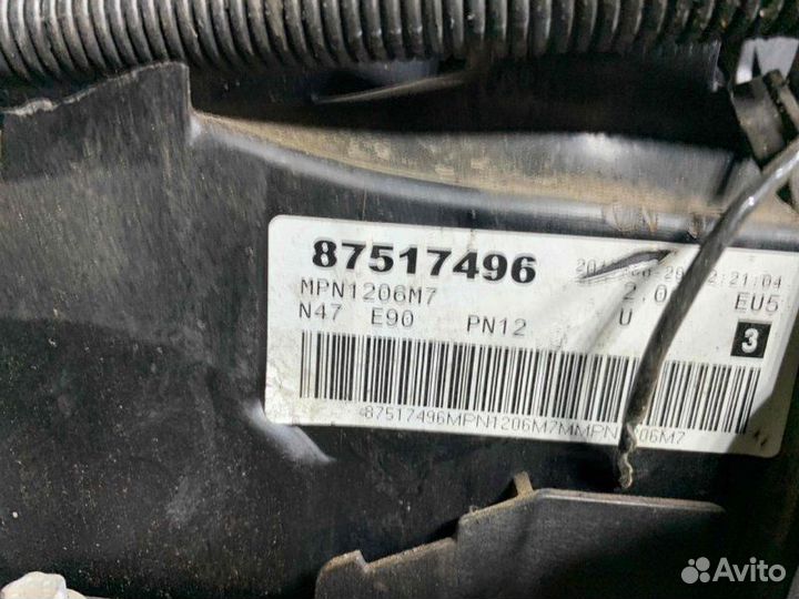 Двигатель Bmw 1-Series N47D20C 2010