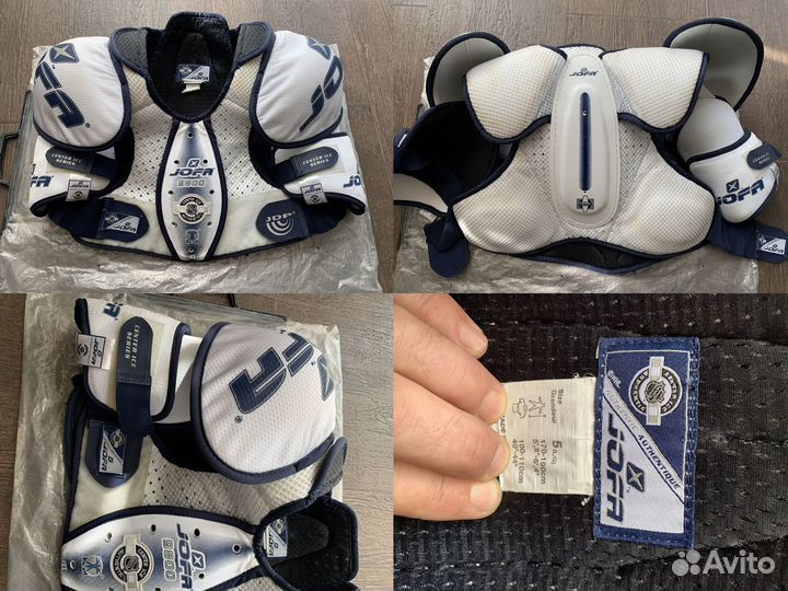 Нагрудники хоккейные Jofa, Easton, трусы, щитки