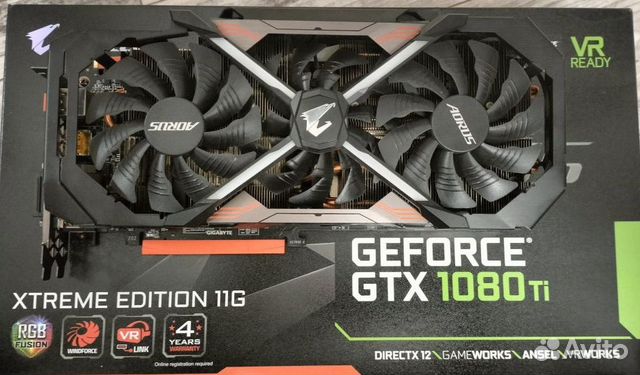 Видеокарты Aorus gtx 1080ti extreme/комплект купить в Новосибирске ...
