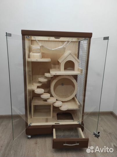 Витрина для шиншиллы, белки, ласки, бурундука