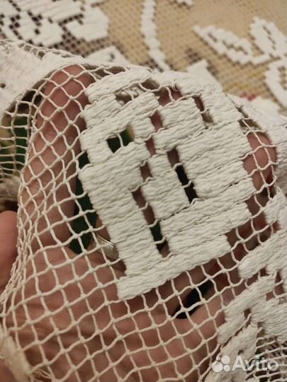 Скатерть филейная антикварная