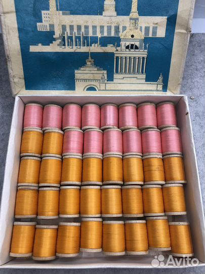 Старинные хлопковые нитки