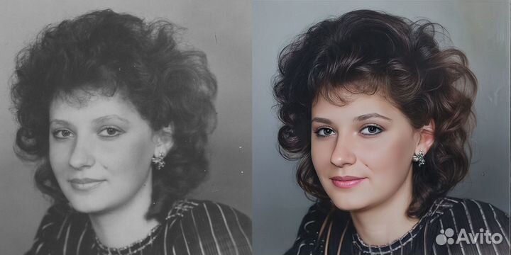 Ретушь фотографий на памятник,реставрация,цвет