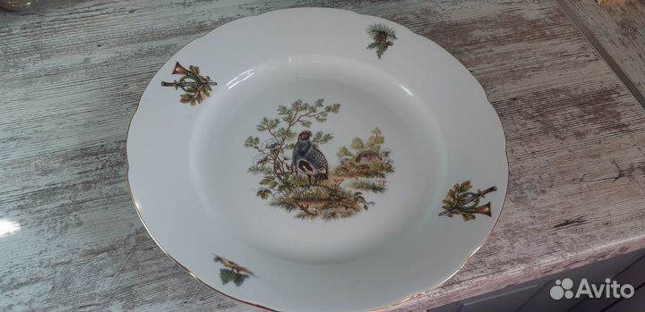 Блюдо круглое из сервиза 