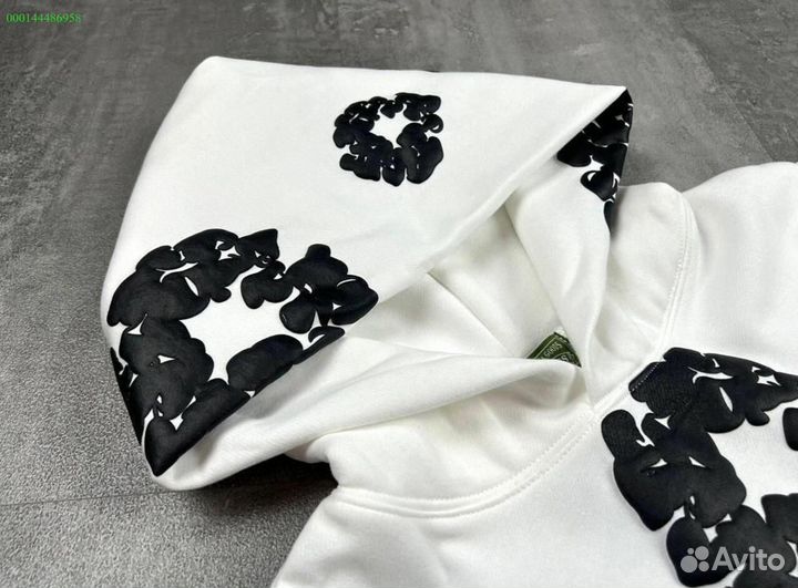 Худи Denim Tears белое новинка