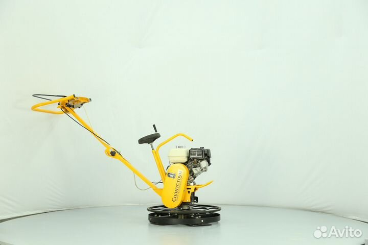 Затирочная однороторная машина с затироч диском