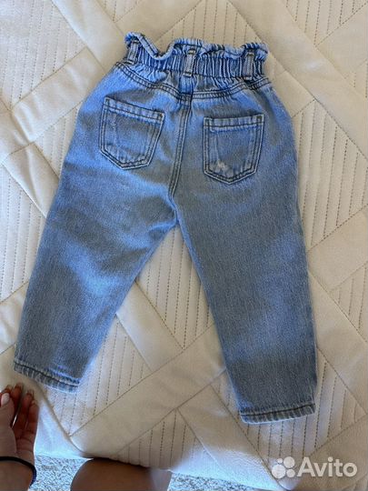 Джинсы zara 92 для девочки