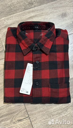Рубашка Uniqlo фланелевая новая Европа