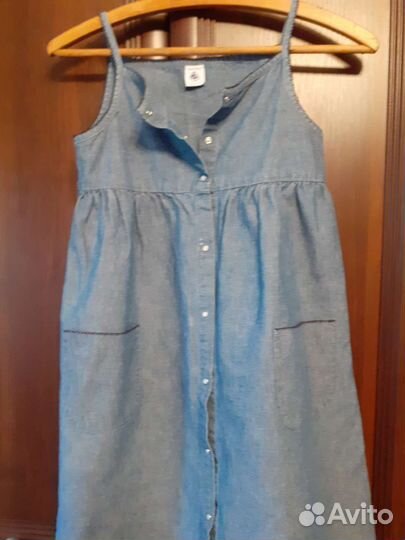 Джинсовый сарафан для девочки