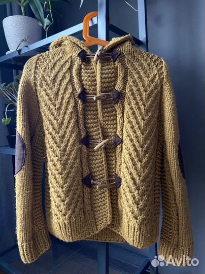 Детский кардиган ручной работы, натуральная шерсть