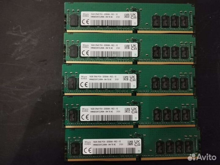 Оперативная память 32 Гб и 16 Гб