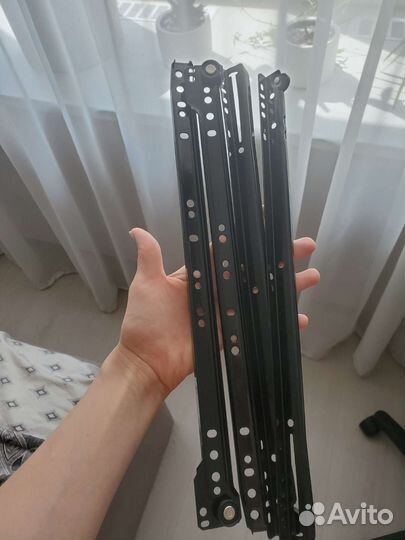 Направляющие роликовые неполного выдвижения