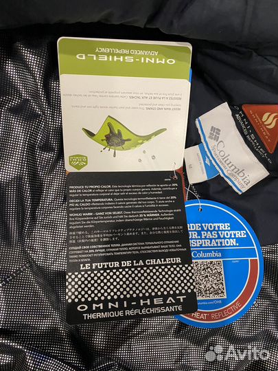 Пуховик мужской на пуху новый Columbia