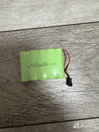 Аккумулятор 6в для радиоуправляемых машин 800mah