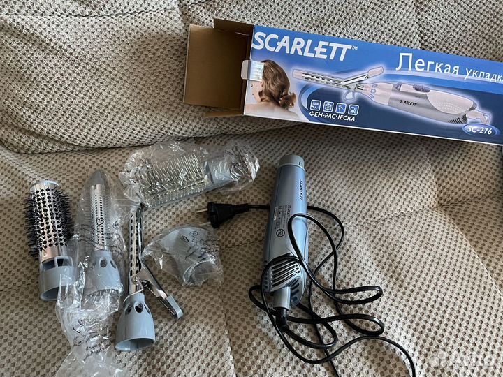 Щетка-фен scarlett плойка расческа