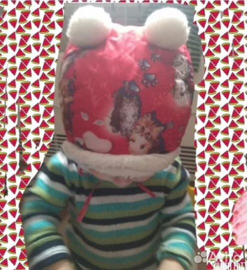 Зимняя шапка для девочки