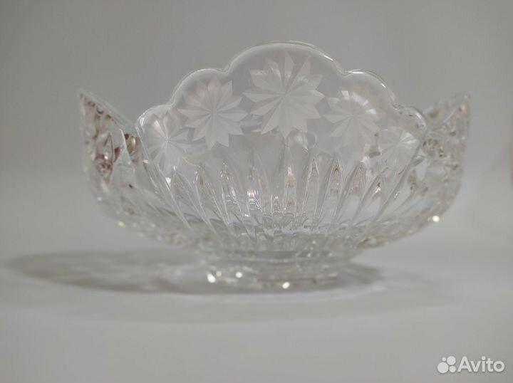 Салатник хрустальный СССР