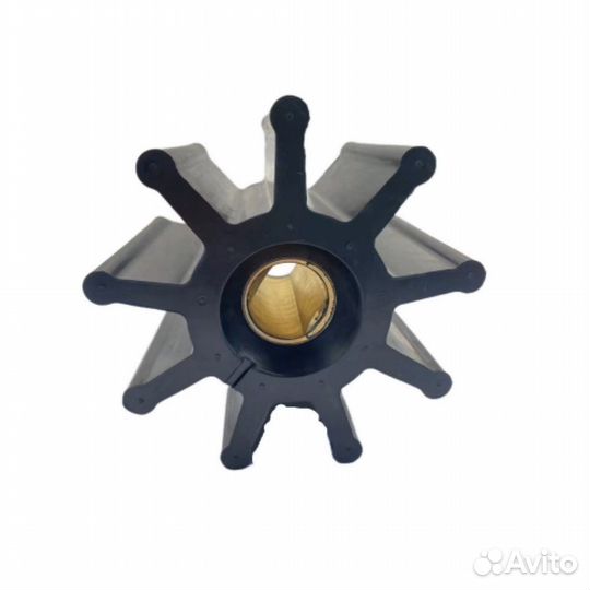 Импеллер с двойной лыской CEF 153 117,6x88,5мм посадочное 20,2мм 9 лопастей из черного неопрена 28 п