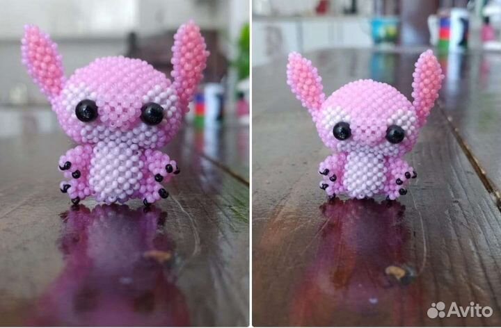 Амигуруми из бисера стич