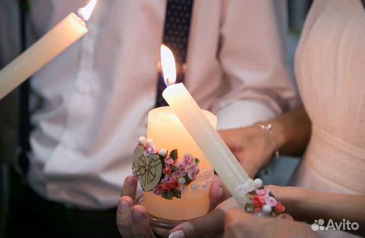 Свечи для семейного очага. Свадебный decor